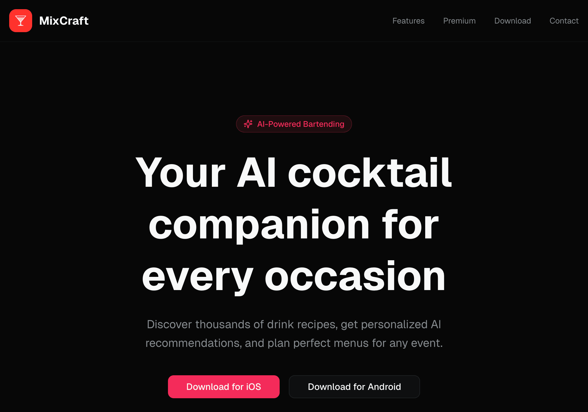 MixCraft desktop view